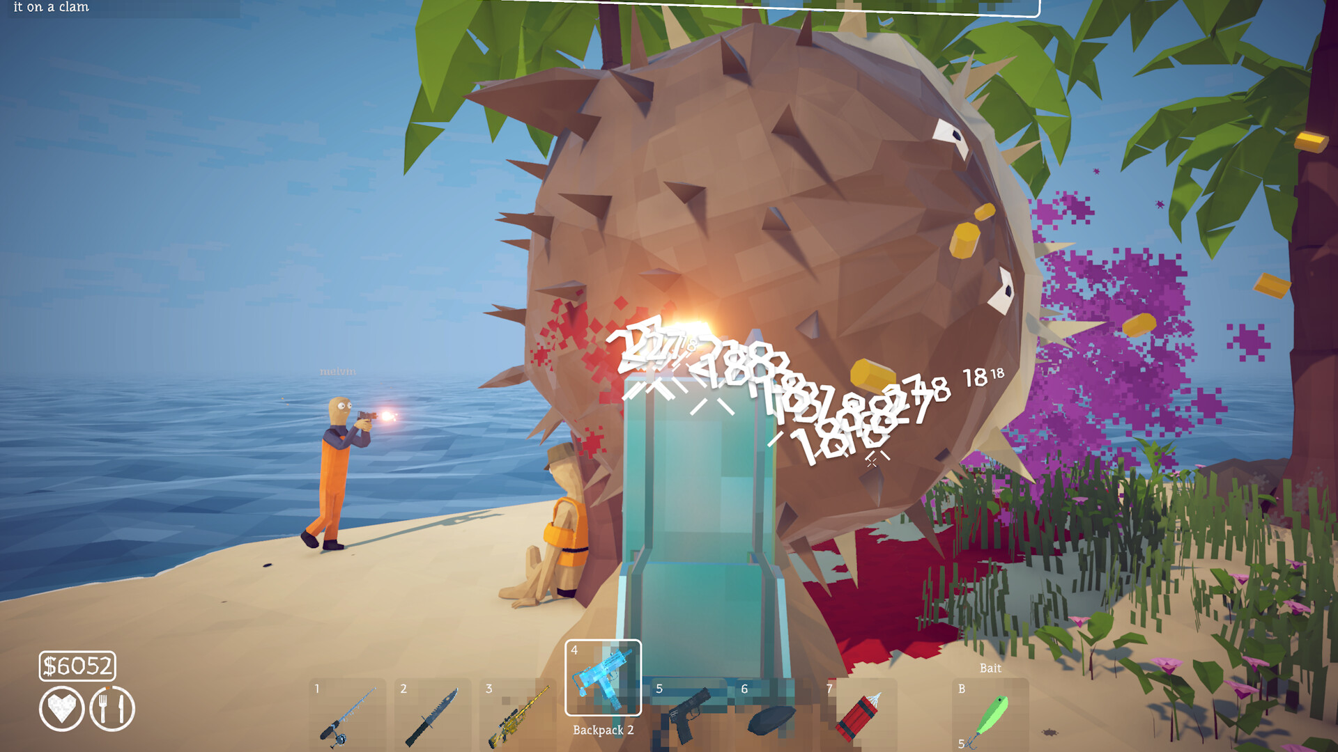 A group of players together in How to Fish co-op