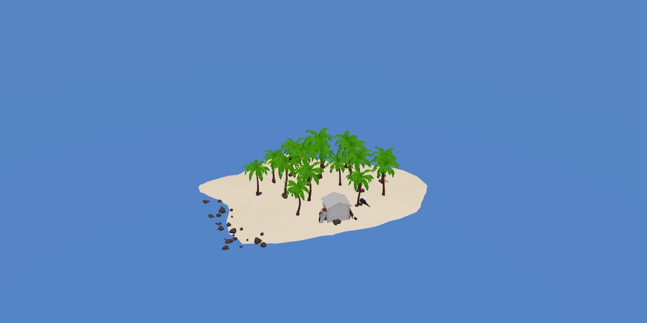 Desert Island in How to Fish