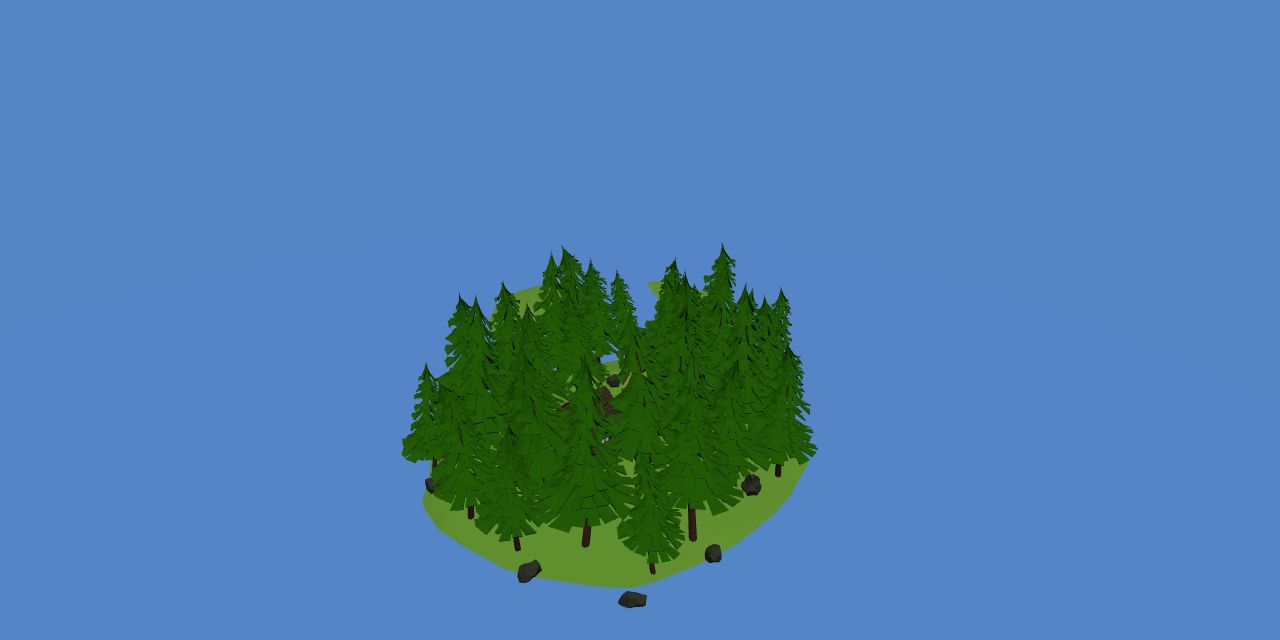Forest Island in How to Fish
